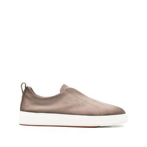 Santoni Brown Trainers - Slip-Ons Men